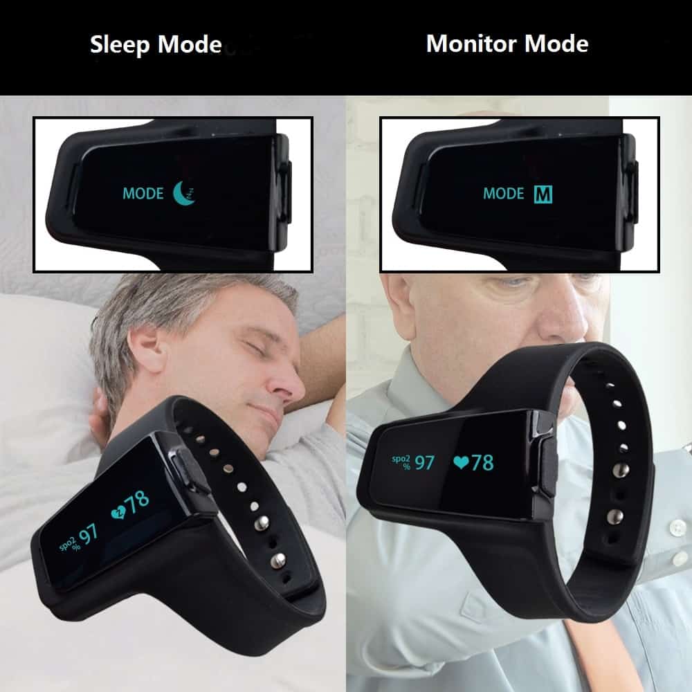 ENVN Pulse Oximeter Watch Bluetooth Smart Wrist Portable OLED Sleep apnea Monitor Insomnia Heart Beat Finger Pulsioximetro