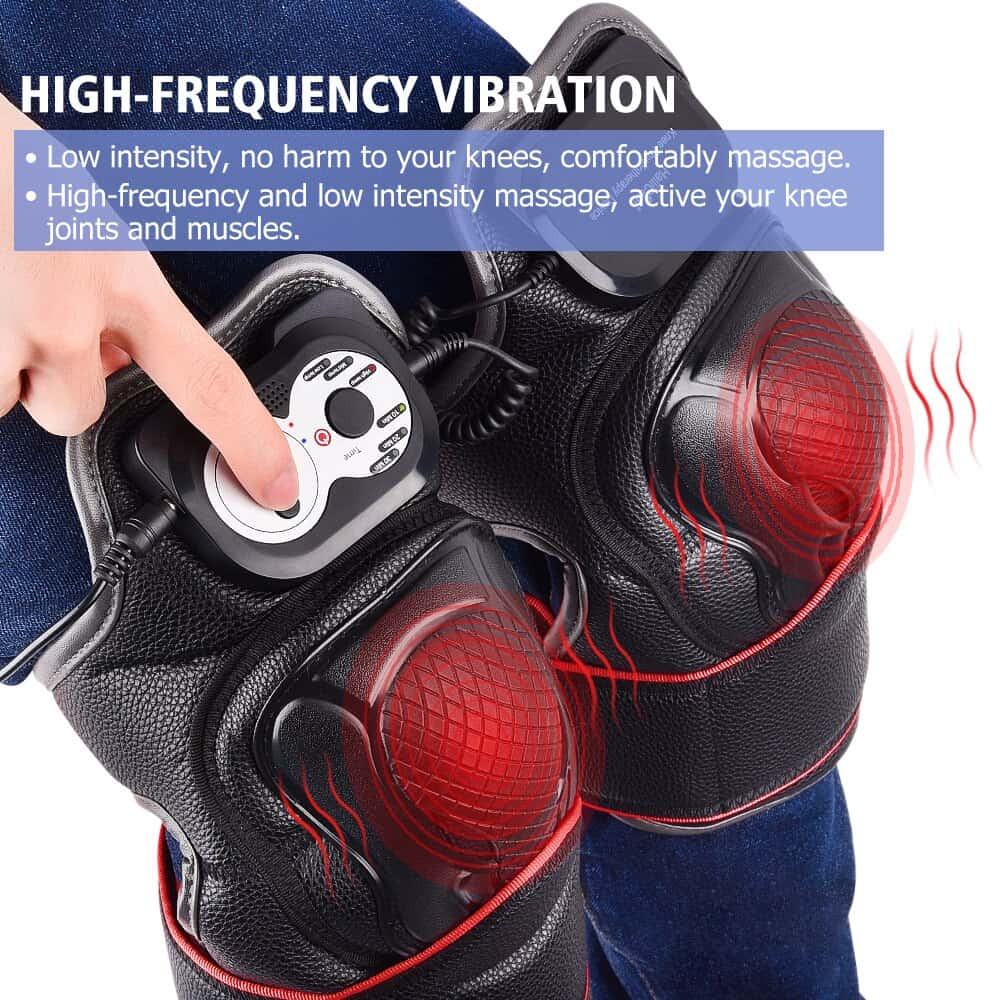 Infrared Heating Knee Brace Support Electric EMS Foot Massager Arthritis Joint Pain Reliever Therapy Cold Leg Knee Protector