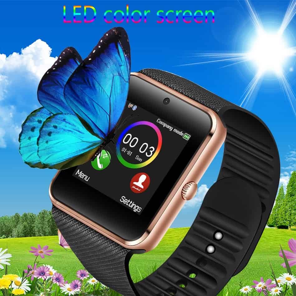 LIGE 2019 New Smart Watch Men SIM Card Camera Music Player LED Big Screen Touch Smart Watch Sport Watch for Android Smart Phone