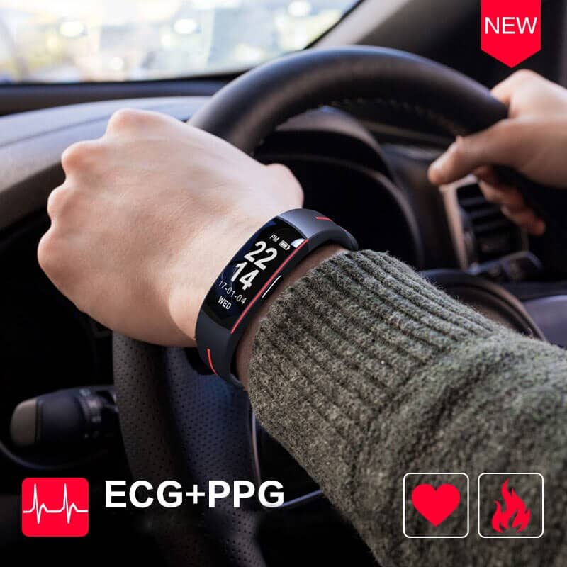 Vwar H66 blood pressure band heart rate monitor PPG ECG smart bracelet Activit fitness tracker Watch intelligent wristband P3