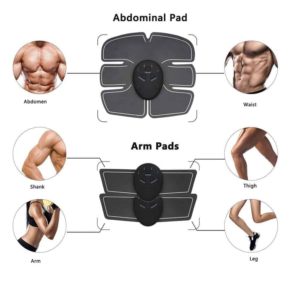 EMS Hip Trainer Muscle Stimulator ABS Fitness Lifting Buttock Abdominal Trainer Fitness Weight loss Body Slimming Massage