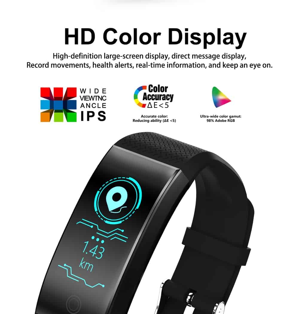 New Brand Fitness Bracelet Smart Pedometer Wristband Heart Rate Monitor Waterproof IP68 Sport Intelligent Bracelet Android&IOS
