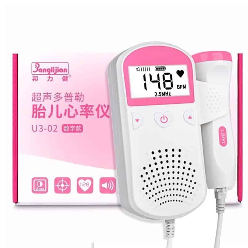 LCD Fetal Doppler Detector Portable Baby Heart Rate Monitor for Baby Pregnant Doppler Sensor medical instruments health care
