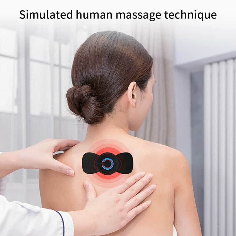 Mini Electric Neck Massager Cervical Massage Stimulator Pain Relief Portable Back massager