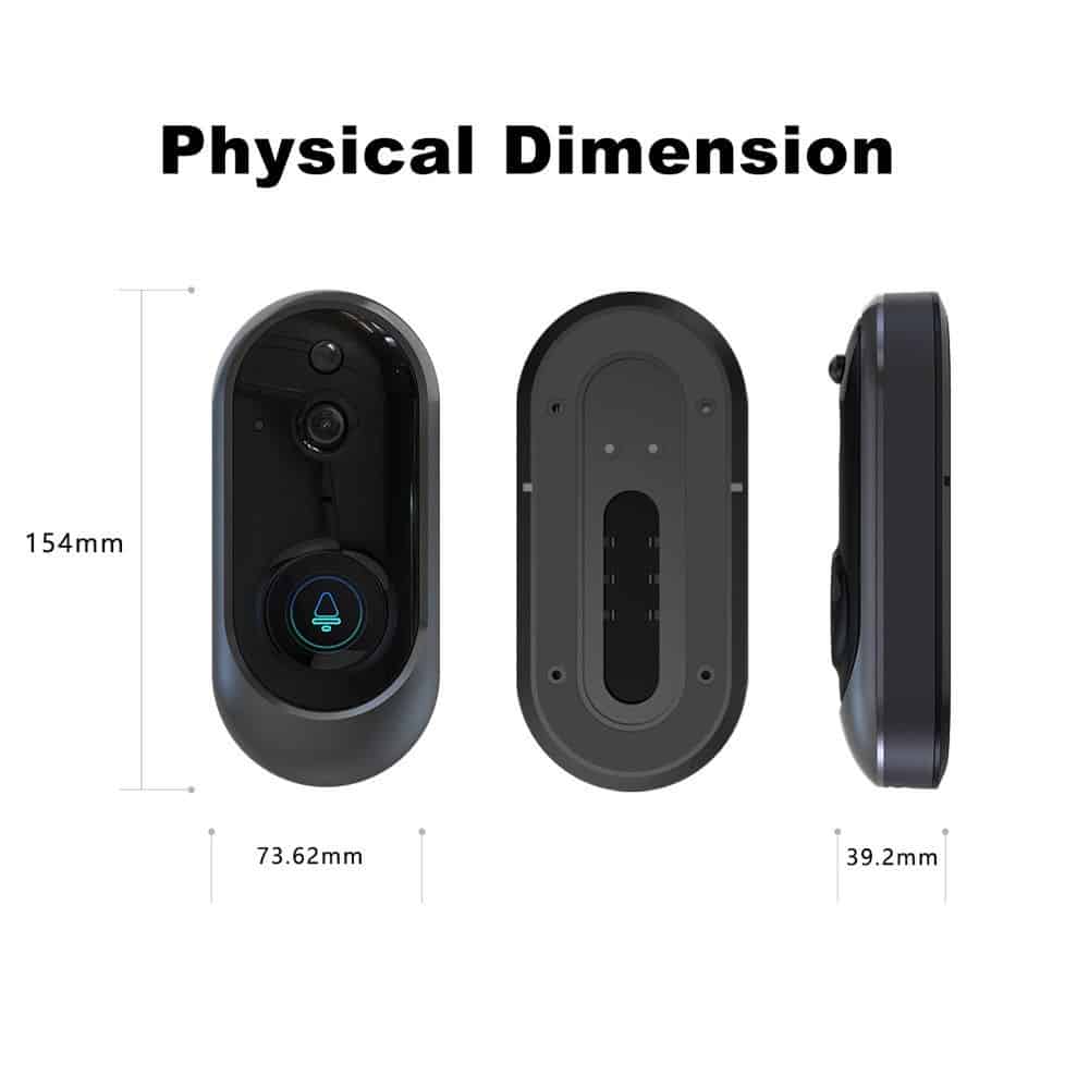 Wifi doorbell Camera Smart IP Video Intercom Video Door Phone Door Bell For Apartments IR Alarm Wireless Security Camera