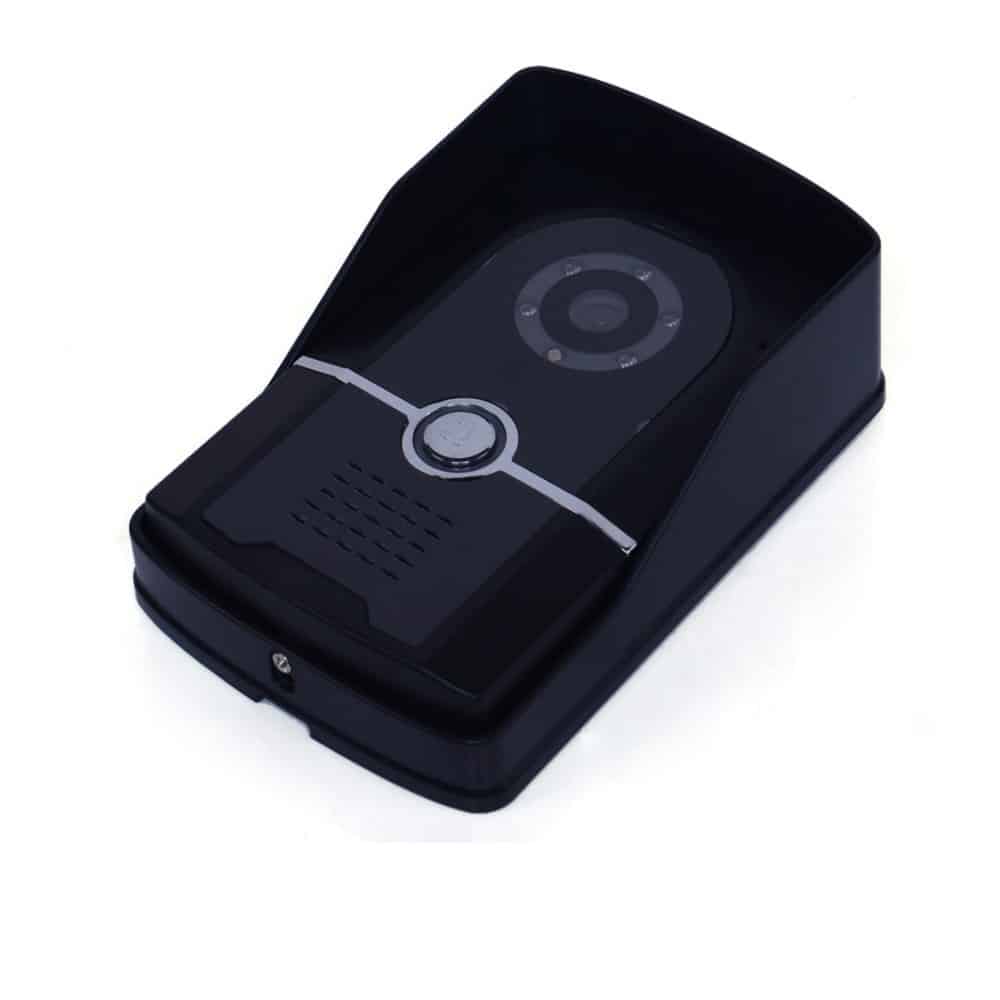 DIY 7 Inch Wired WiFi Smart IP Video Door Phone Intercom System with 1x1000TVL Wired Doorbell Camera,Support Remote unlock