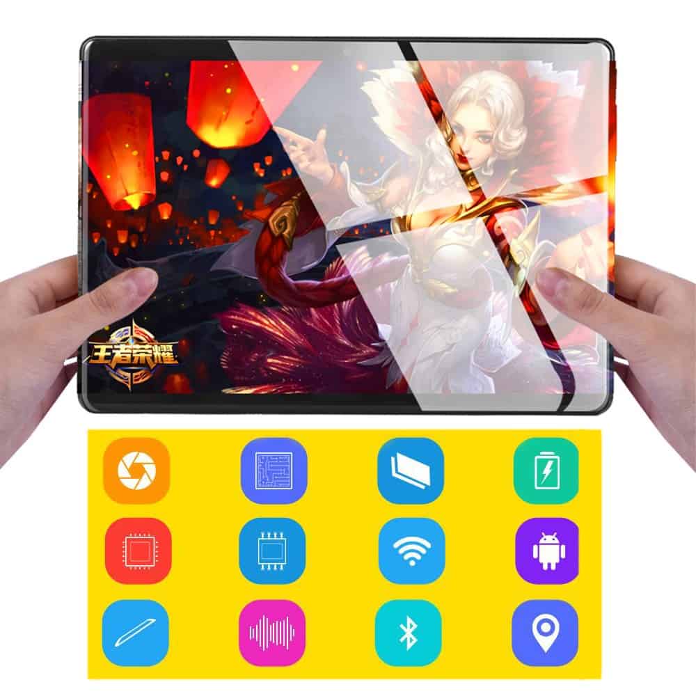 2019 Global Version 10 inch tablet Octa Core 4GB RAM 64GB ROM 4G FDD LTE 1280*800 IPS Dual SIM Card Wifi GPS Android 8.0 Tablet
