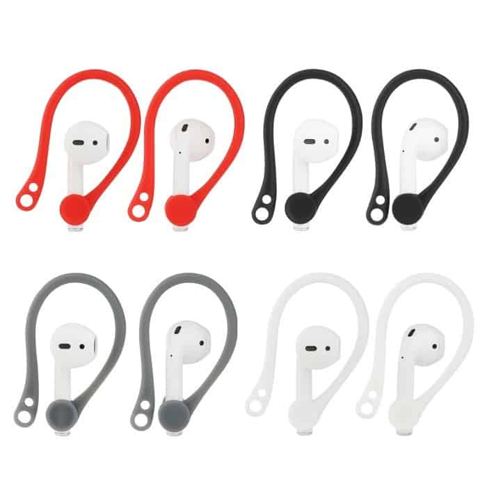 1Pair Earhook with Holder Strap Silicone Sports Anti-lost Ear Hook for AirPods VDX99