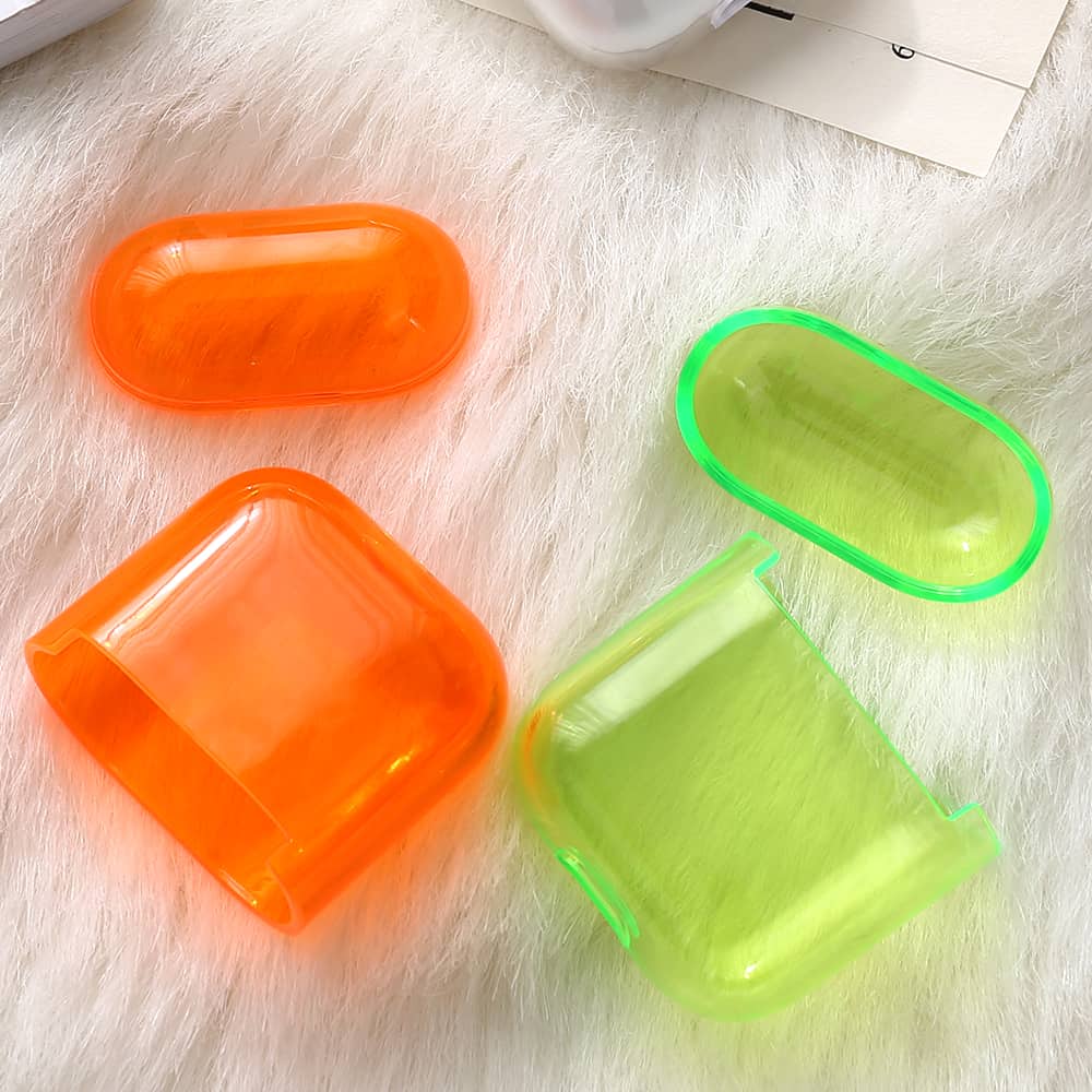 For Apple Air pods Charging Headphone Box Hard Transparent Wireless Bluetooth Earphone Case For Airpods Case