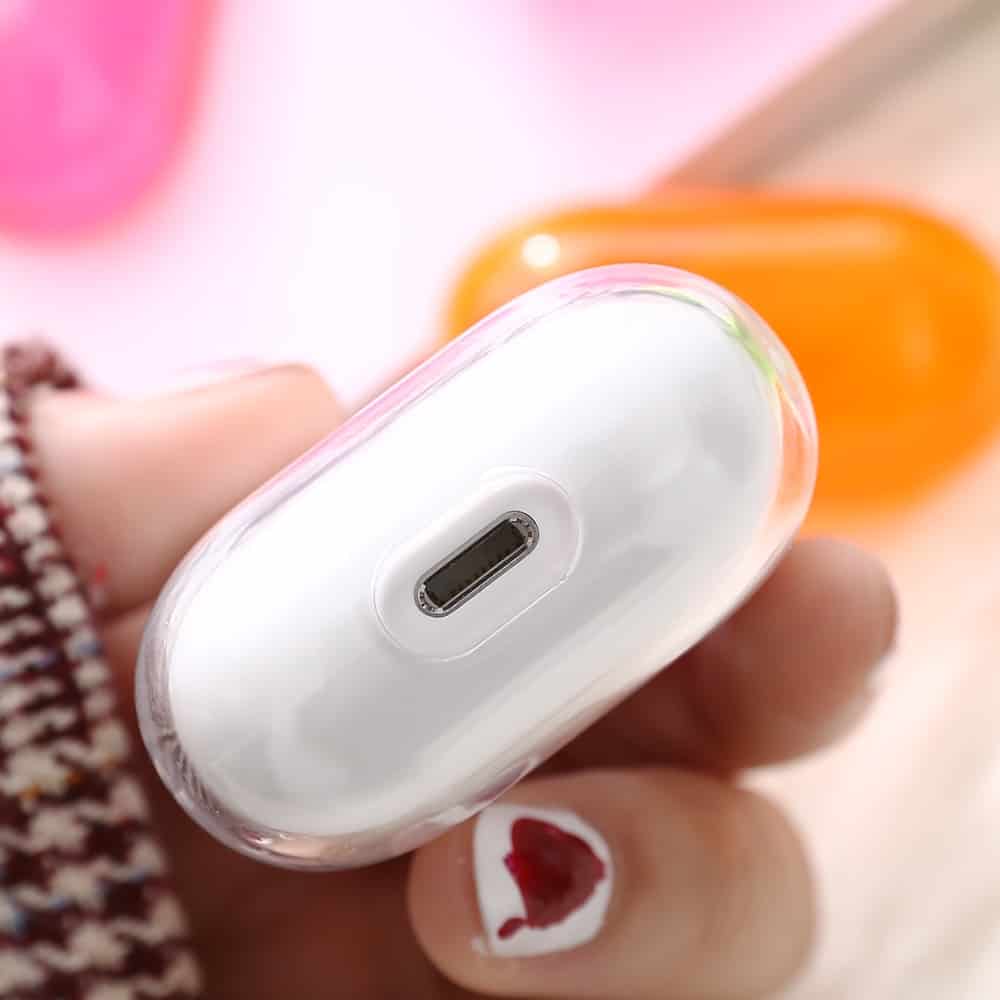 For Apple Air pods Charging Headphone Box Hard Transparent Wireless Bluetooth Earphone Case For Airpods Case