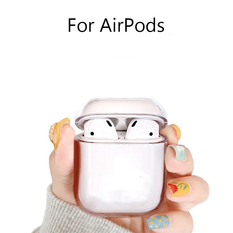 New Transparent Wireless Earphone Charging Cover Bag for Apple AirPods 1 2 3 Hard PC Bluetooth Box Headset Clear Protective Case