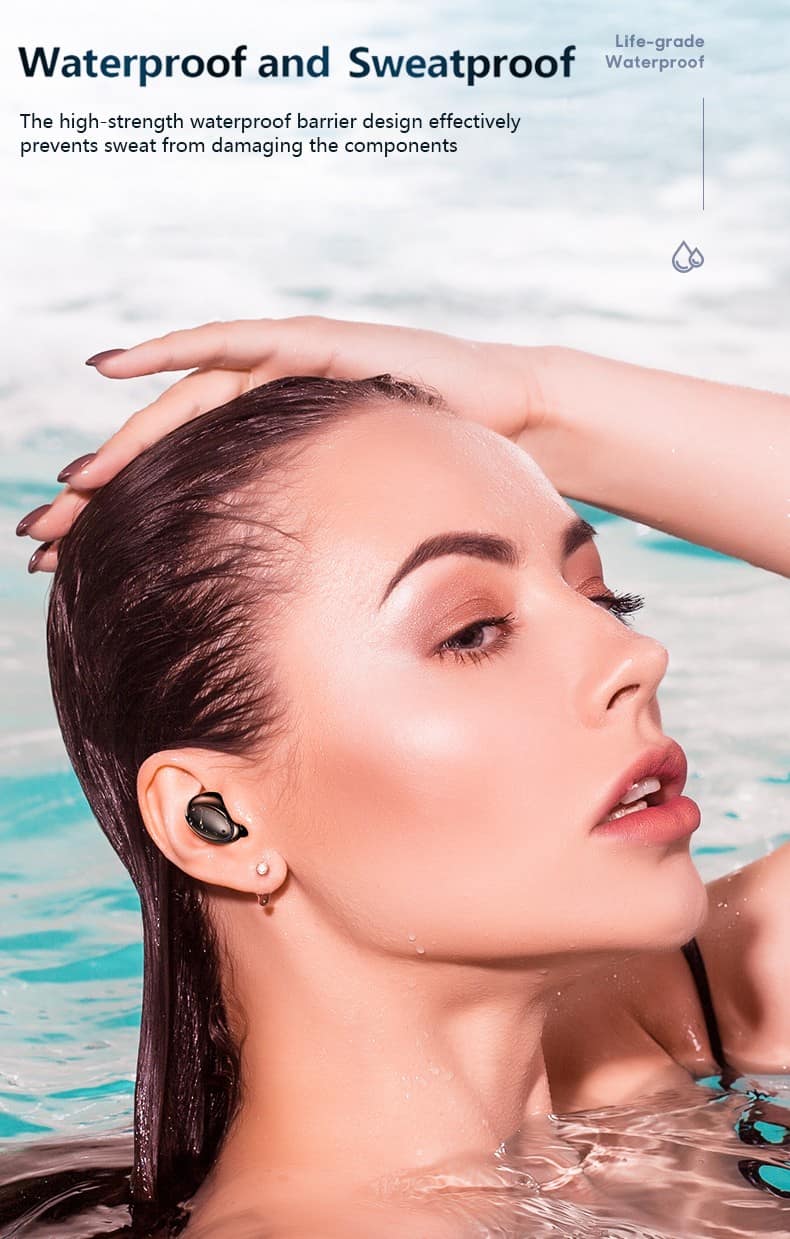 Touch Control Wireless Bluetooth Earphones Headphones LED Display True Wireless Earbuds Sports Headset HIFI 8D Stereo for phone