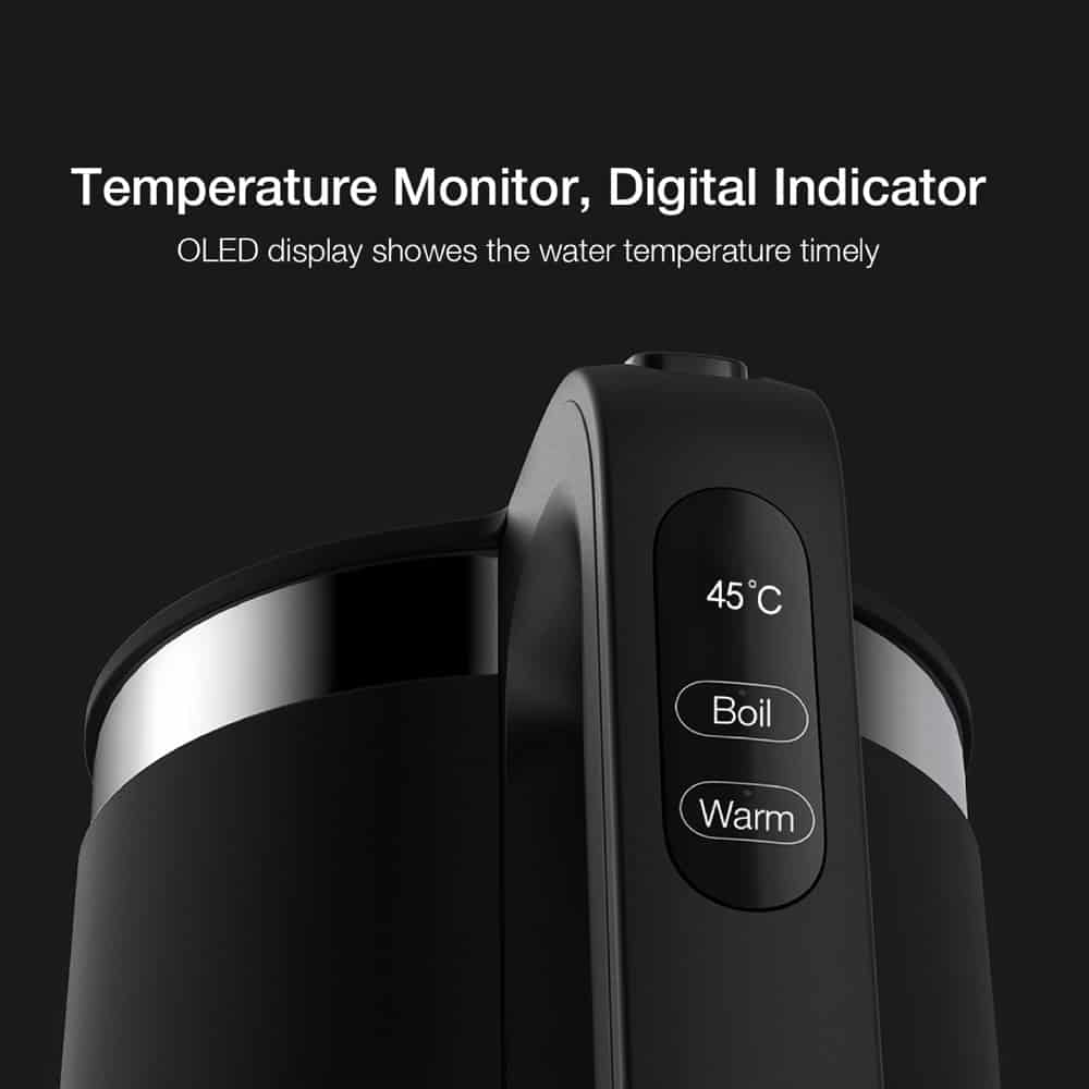 VIOMI Constant Temperature Electric Kettle Pro 1.5L 1800W Stainless Steel Mihome Smart Fast Boiling Thermal Water Kettle
