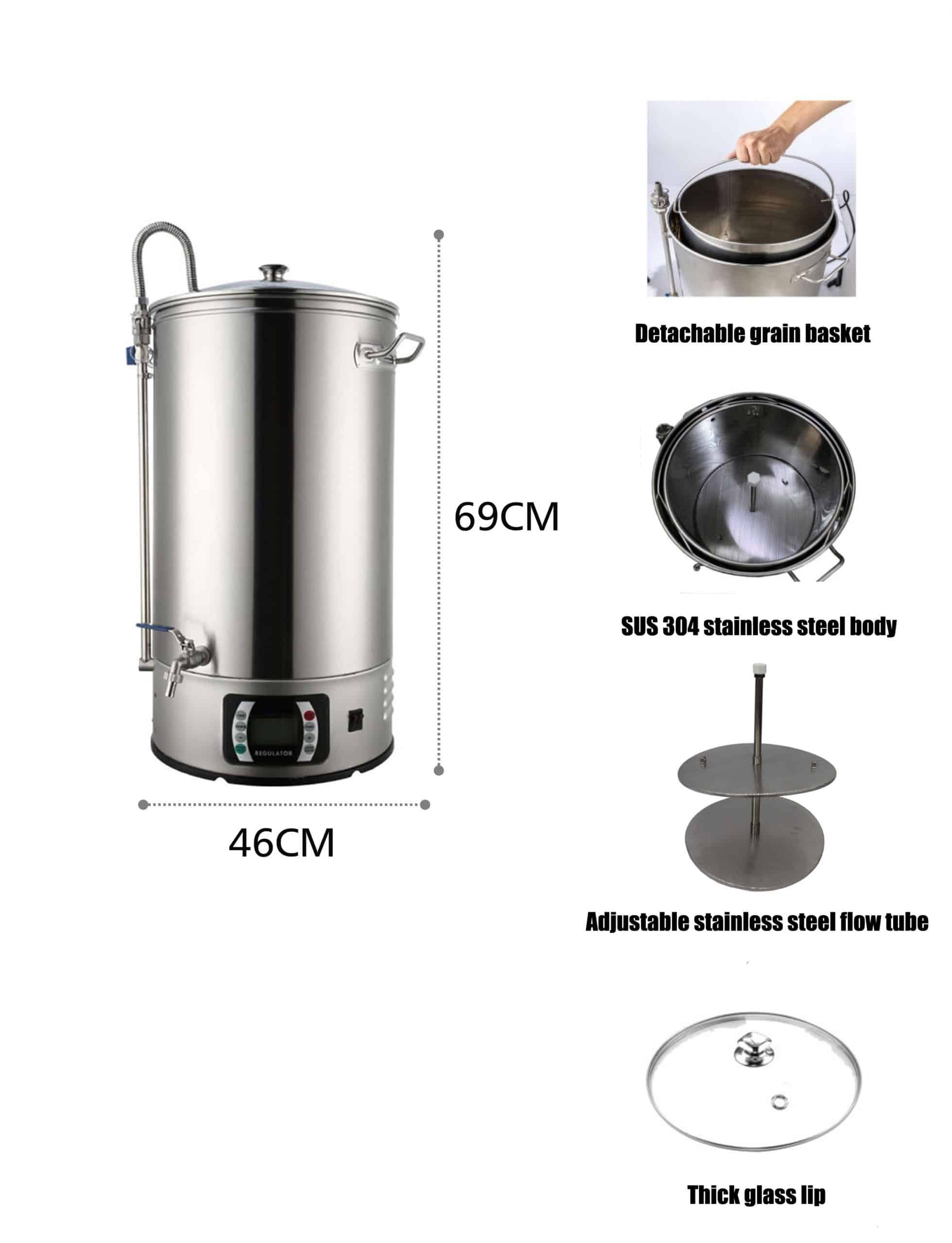 40 Liters brewery Micro-Brewery beer brewing electric kettle