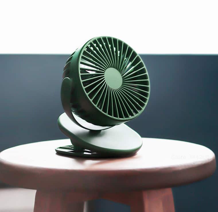 XIAOMI MIJIA SOLOVE clip mini fan Portable rechargeable 2000mAh air conditioner table usb fans 360 Degree Rotating easy to carry