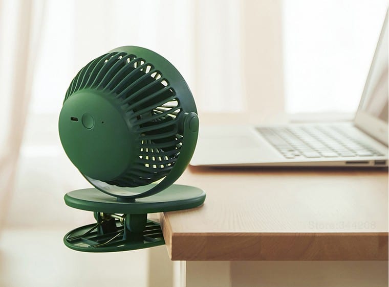 XIAOMI MIJIA SOLOVE clip mini fan Portable rechargeable 2000mAh air conditioner table usb fans 360 Degree Rotating easy to carry