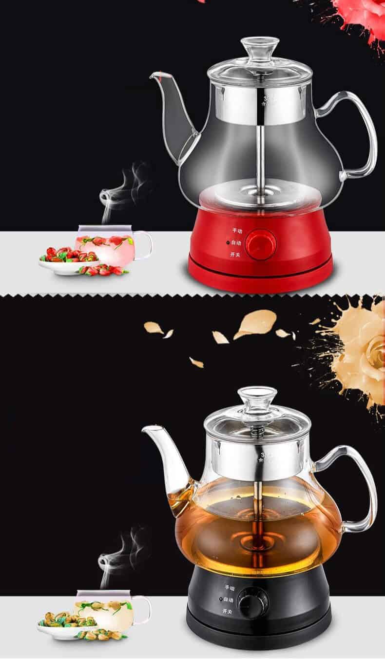Electric kettle Black tea brewed maker fully automatic glass health brew electric bubble teapot Overheat Protection