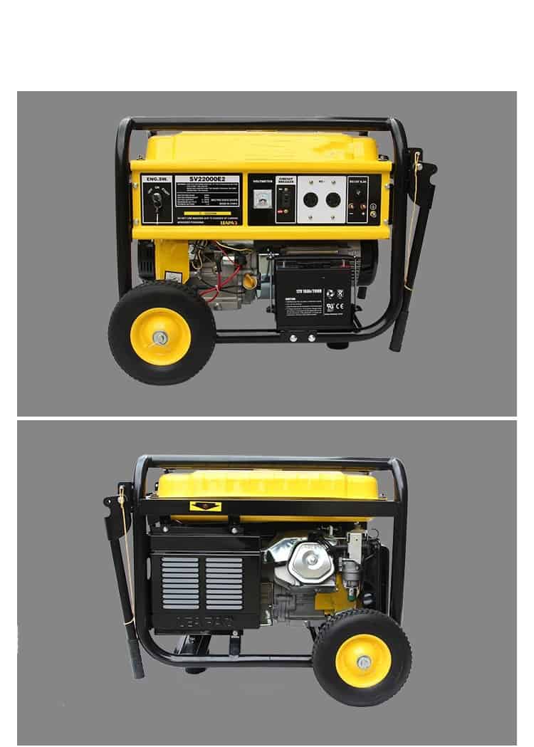 439CC 15HP powerful Four-stroke gasoline generator 220V 5KW single-phase domestic industry