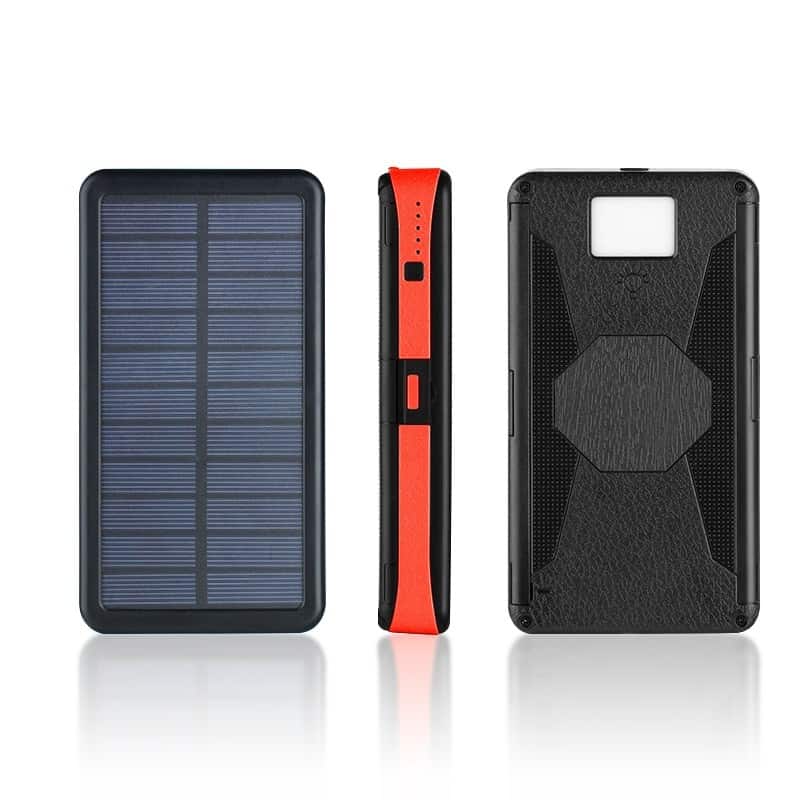 Newest Solar Power Bank 20000mAh Dual USB External Battery Waterproof Polymer Battery Solar Charger Outdoor Light Lamp Powerbank