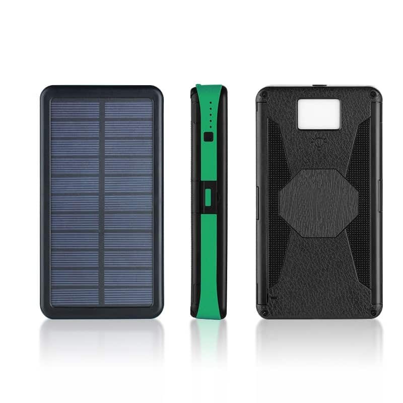 Newest Solar Power Bank 20000mAh Dual USB External Battery Waterproof Polymer Battery Solar Charger Outdoor Light Lamp Powerbank