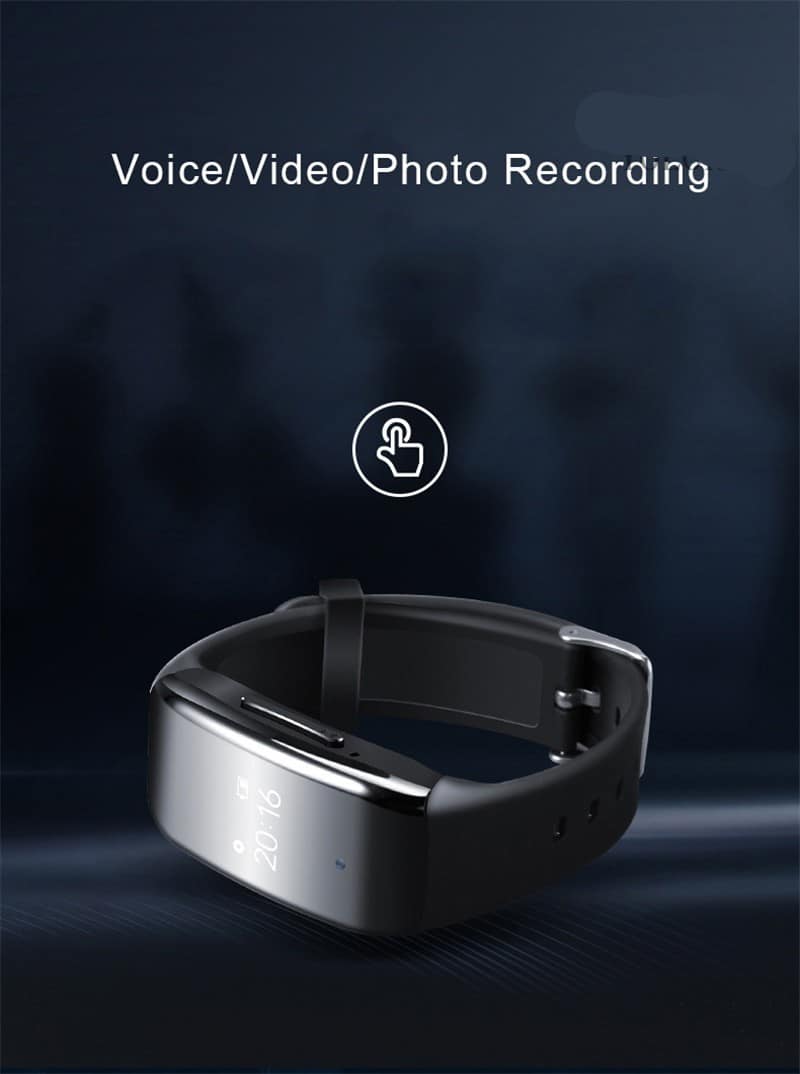 New Color Screen HD 1080P Passometer Cam Camera Voice Video Photo Recording Sport Tracker SmartBand Wristband Smart Band