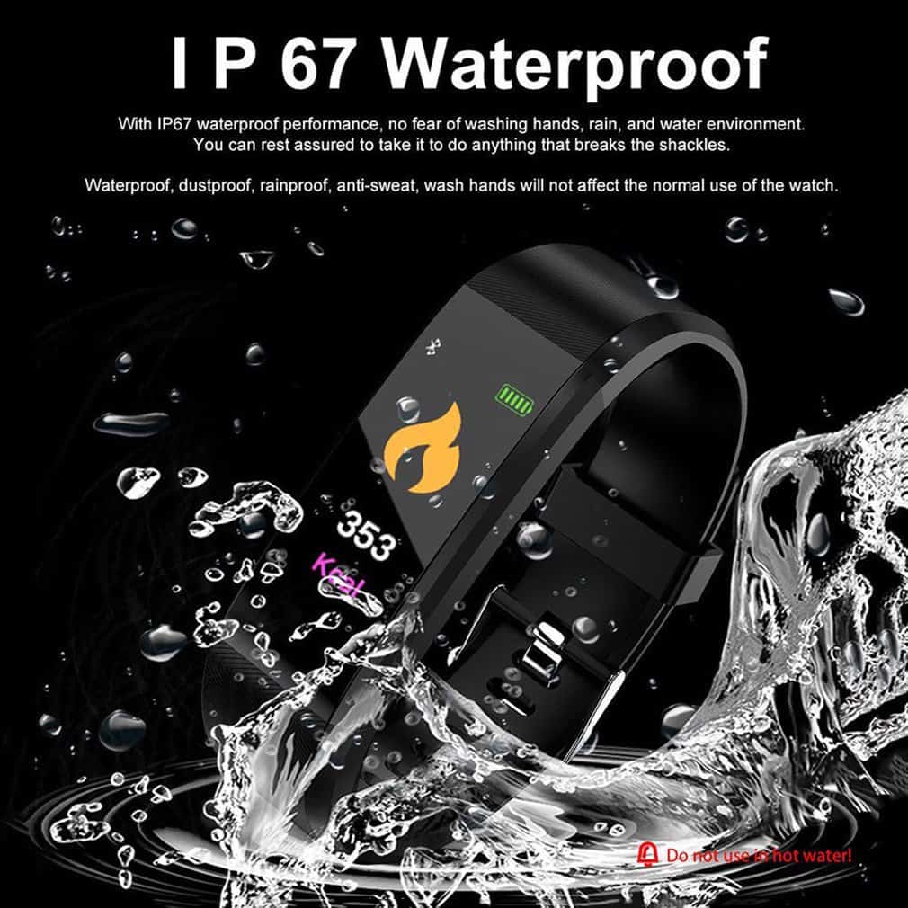 Waterproof Smart Watch Heart Rate Blood Pressure Smart Band Fitness Tracker Smartband Bluetooth watch Men Women Smart Watch