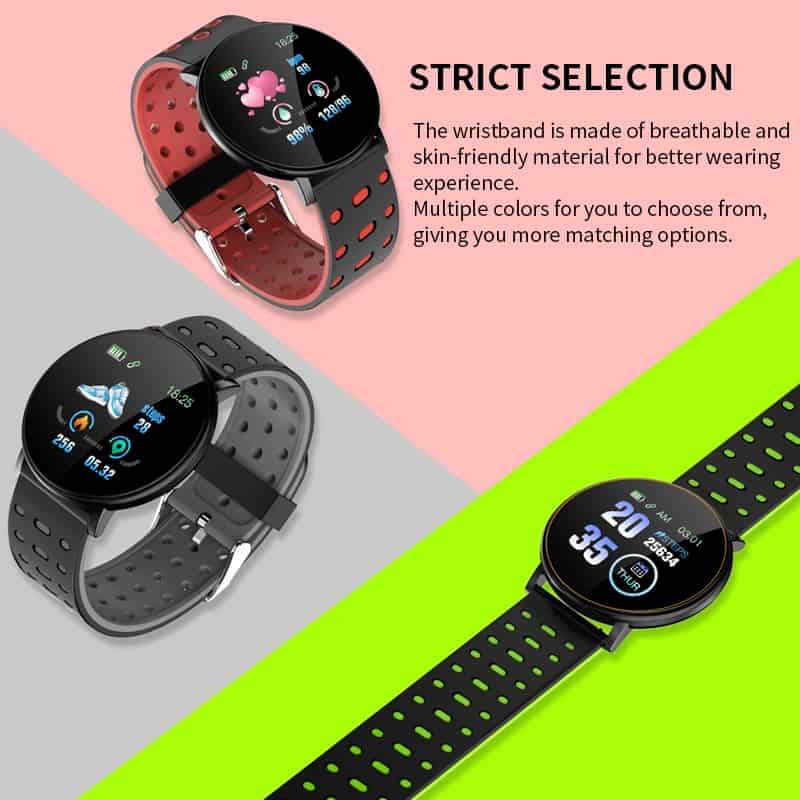 IMIDO 1.3inch Smart Bracelet Heart Rate Watch Man Wristband Sports Watches Band Waterproof For Ios Android Phone Alarm Clock
