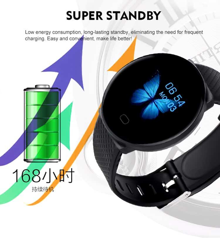 DOOLNNG 2020 D19 Smart Watch women Heart Rate Blood Pressure Health SmartWatch Men Bluetooth Watch Wristband Fitness Tracker