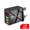 UK Plug Black