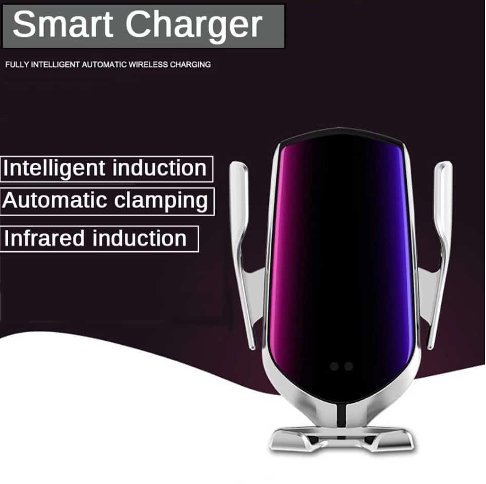 Dropshipping Automatic Clamping 10W Car Wireless Charger For iPhone Xs Huawei LG Infrared Induction Qi Wireless Charger Car