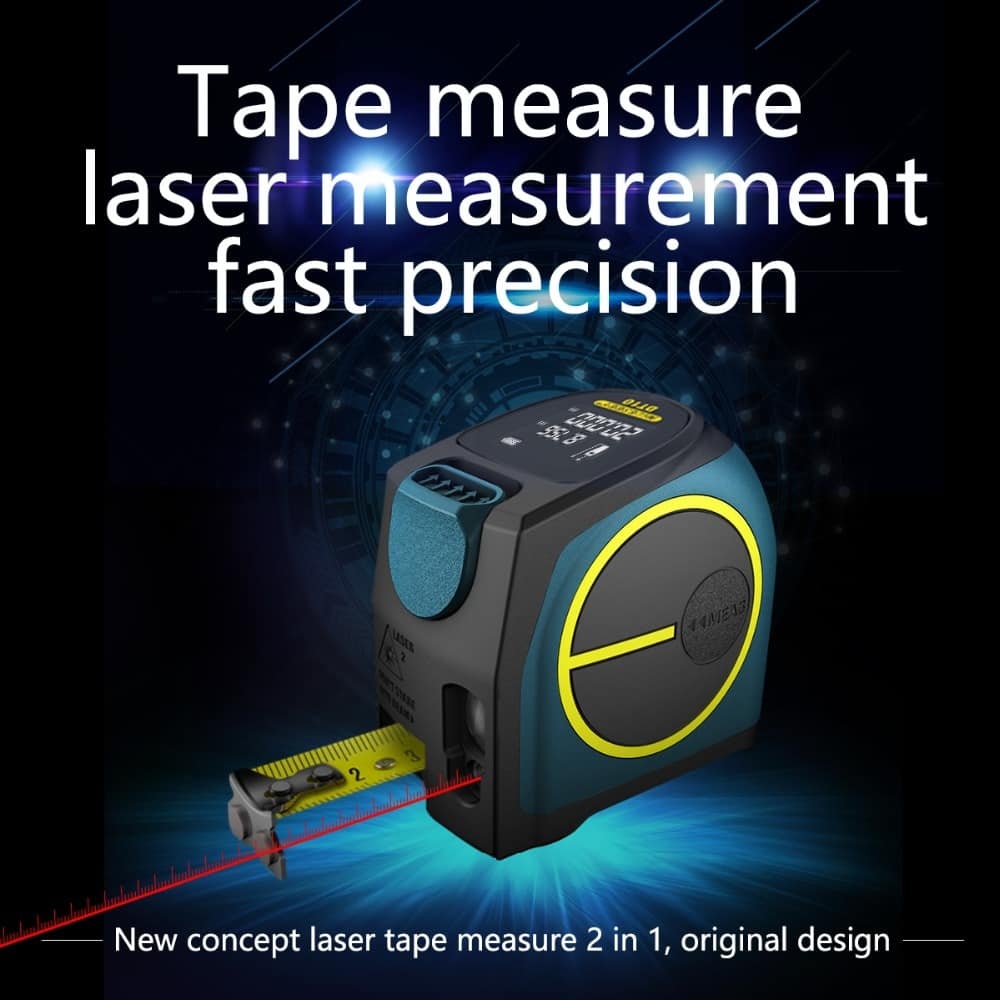 DTAPE DT10 laser distance meter range finder 40M laser tape measure digital retractable 5m laser rangefinder Ruler Survey tool