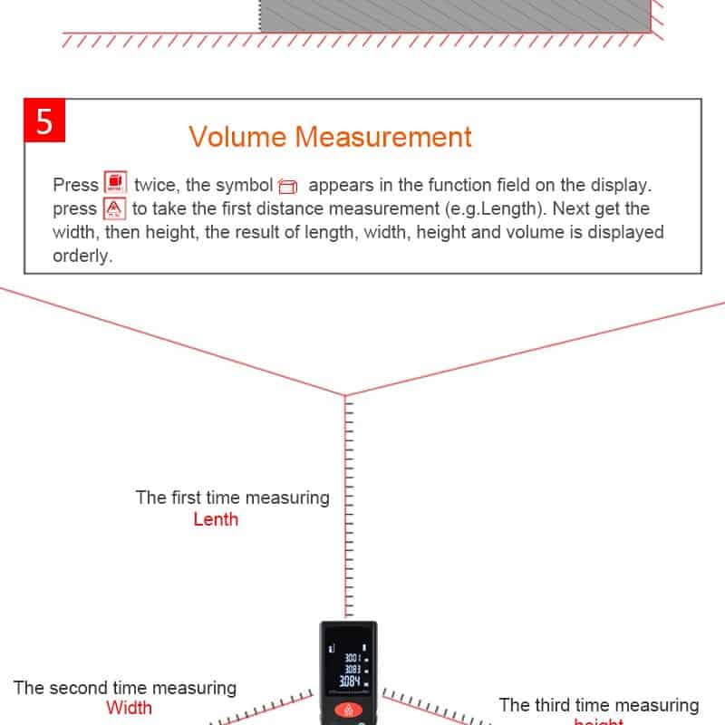 MESTEK Laser Distance Meter 40m 60m 100m Rangefinder Trena Laser Tape Range Finder Build Measure Device Ruler Test Tool