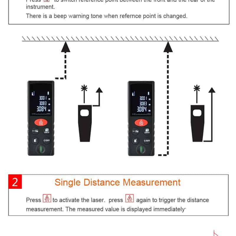 MESTEK Laser Distance Meter 40m 60m 100m Rangefinder Trena Laser Tape Range Finder Build Measure Device Ruler Test Tool