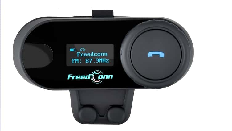 FreedConn TCOM-SC BT Interphone Motorcycle Helmet Intercom Wireless Bluetooth Headset Waterproof Intercom LCD FM