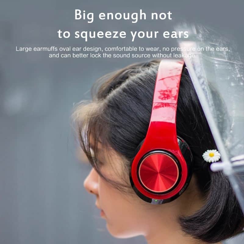 Dropship Wireless Headphones 3D Stereo Bluetooth Headset Foldable Gaming Earphone With Mic FM TF Card Noise Reduction Headphones