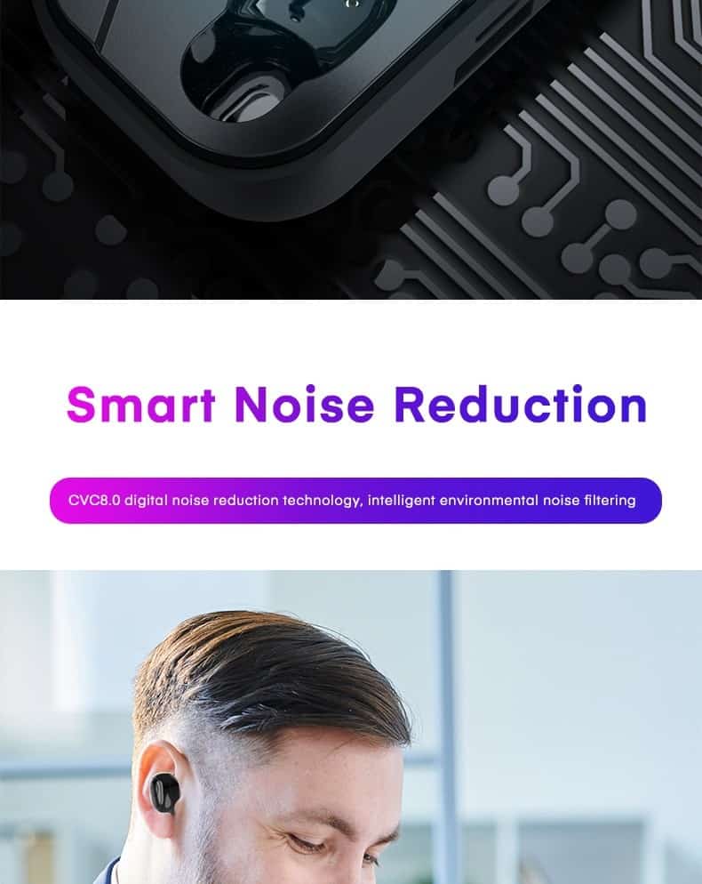 TOPK TWS Wireless headphones Bluetooth 5.0 Earphone HD Stereo Noise Cancelling Gaming Headset Handsfree Earbuds in Ear