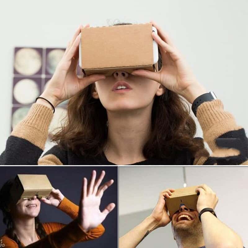 Virtual Reality Glasses Google Cardboard Glasses 3D Glasses VR Box Movies for iPhone X 6 7 SmartPhones VR Headset For Xiaomi