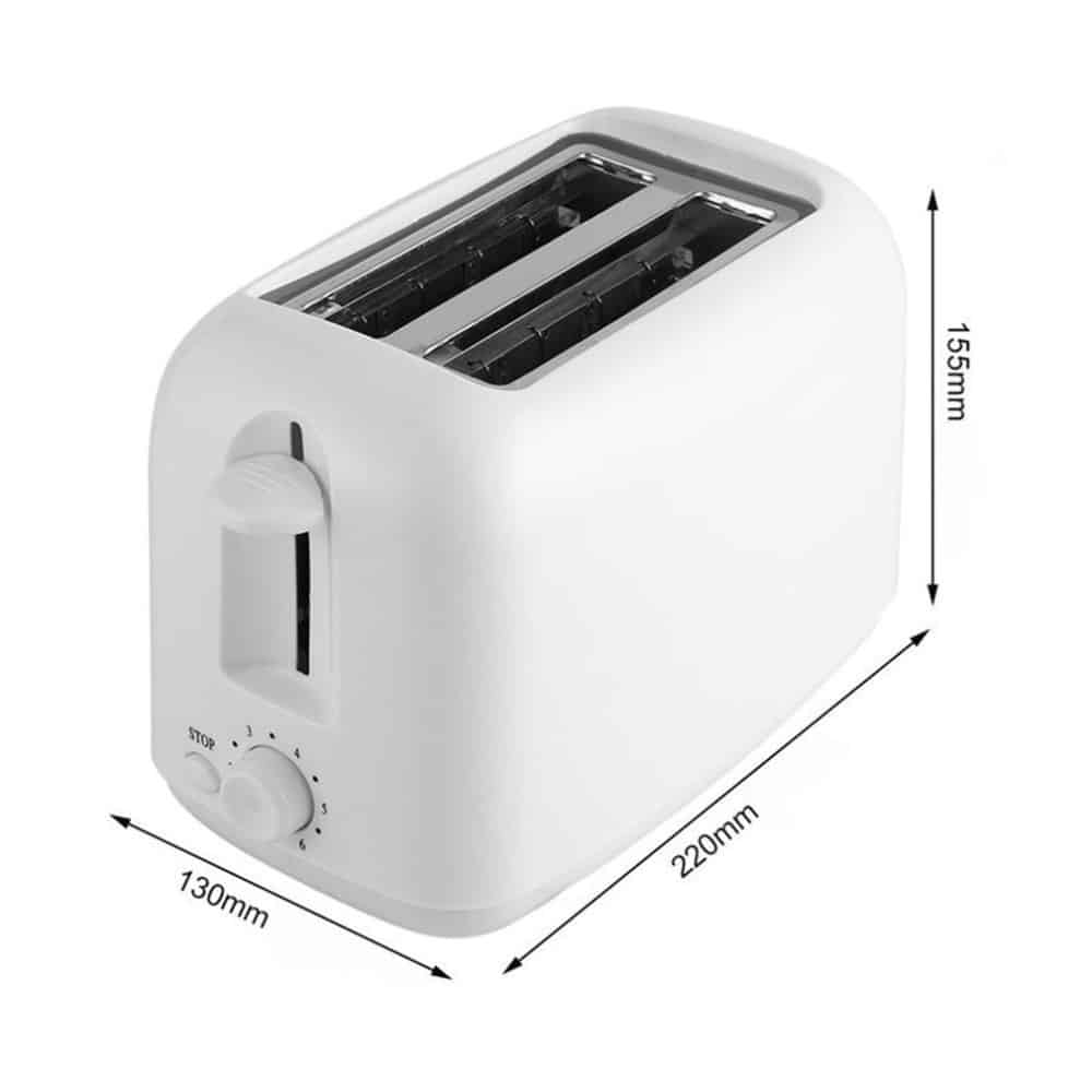 Automatic Toaster 2-Slice Breakfast Sandwich Maker Machine 800W 220V 7-speeds Baking Cooking Appliances Home Office Toaster