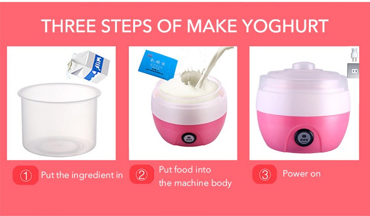 Mini Yogurt Maker Machine Yougurt Natto Rice Plastic Material Simply operate yogurt making machine Kitchen Appliances
