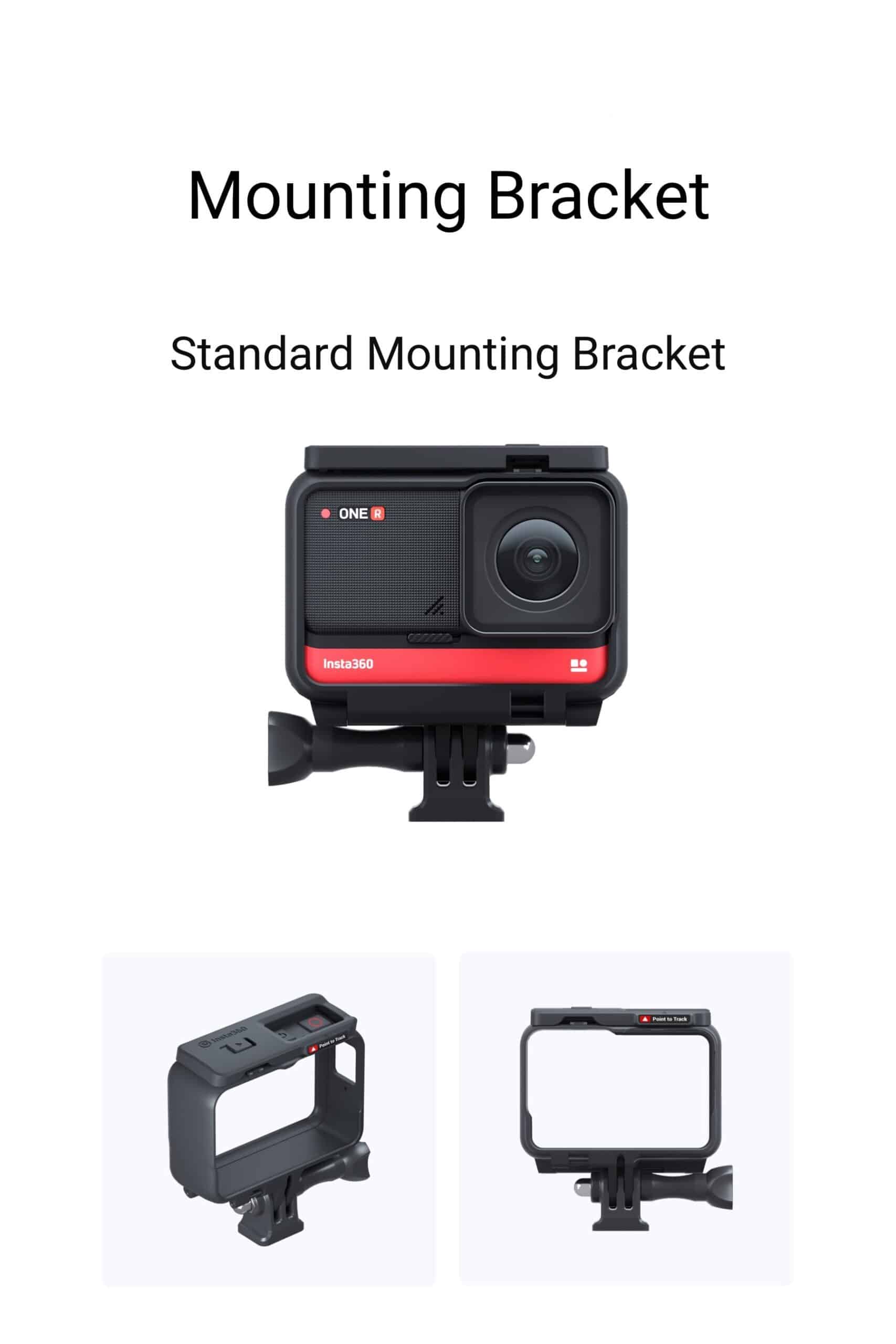 Standard Mounting Bracket/Accessory Shoe Mounting Bracket for Insta360 ONE R Action Camera Frame Mounting