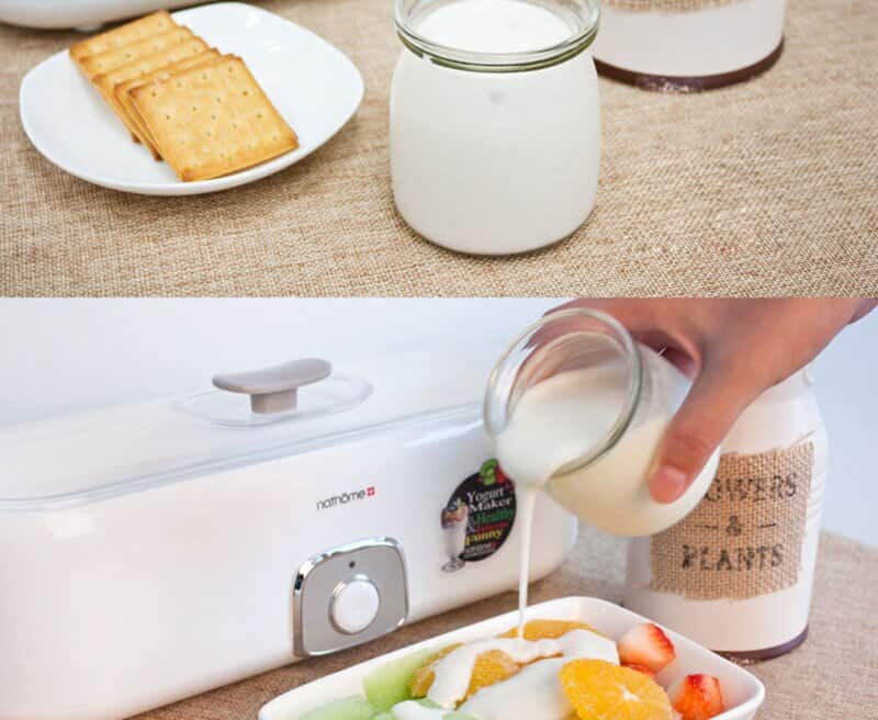 Kbxstart Electric Automatic Yogurt Machine Glass Homemade Yogurt Home DIY Yogurt Tool Kitchen Utensils 220V