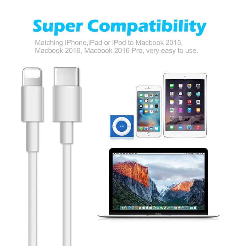 Original Apple 18W USB-C to Lightning Cable Power Adapter Charger US EU Plug Smart Phone Fast Charger for iPad iPhone 8/X/11 pro