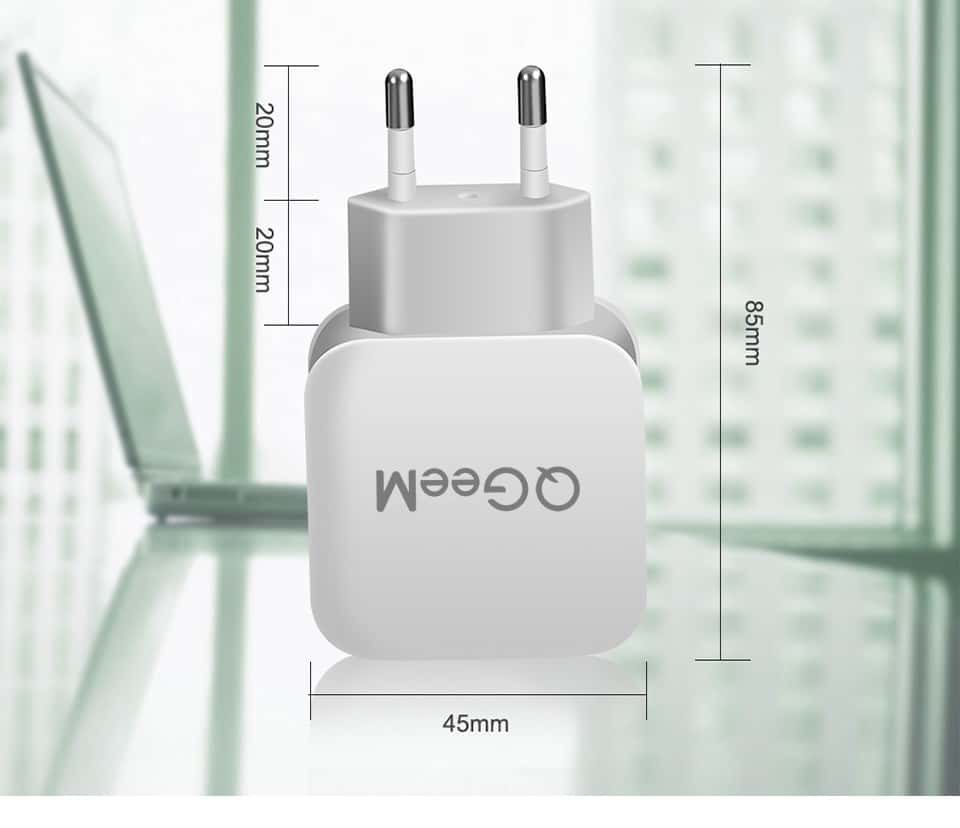 QGEEM QC 3.0 USB Charger Quick Charge 3.0 Phone Charger for iPhone 18W3A Fast Charger for Huawei Samsung Xiaomi Redmi EU US Plug