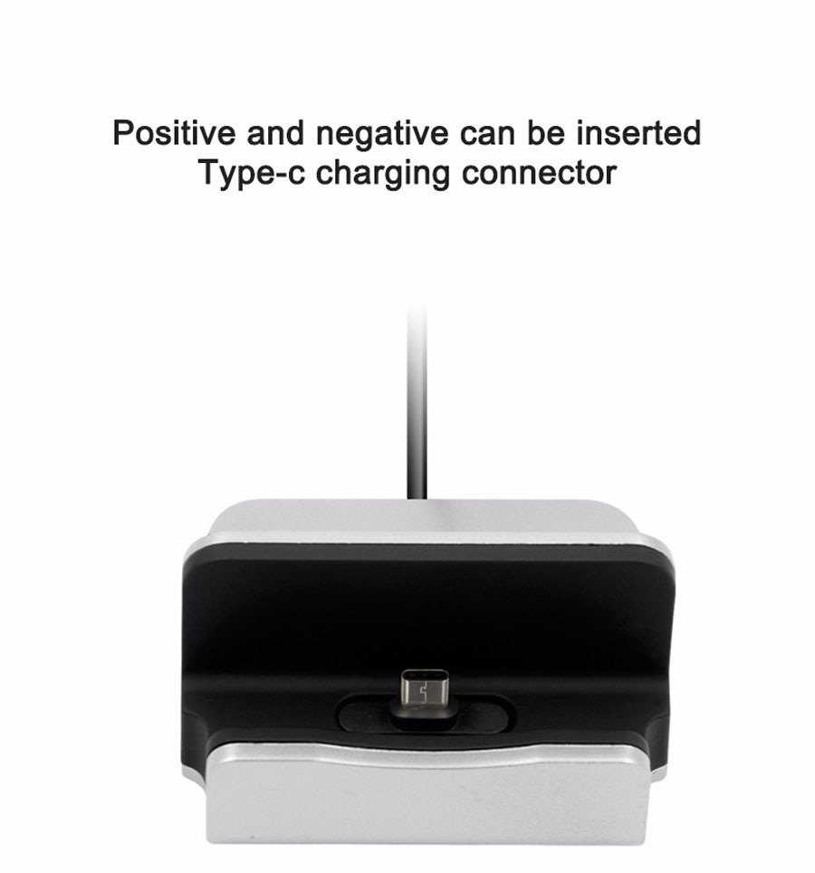 For iPhone X XS 11 Samsung Type-C USB Android Fast Sync Data Phone Charger Holder For Huawei Xiaomi Charging Dock Stand Station