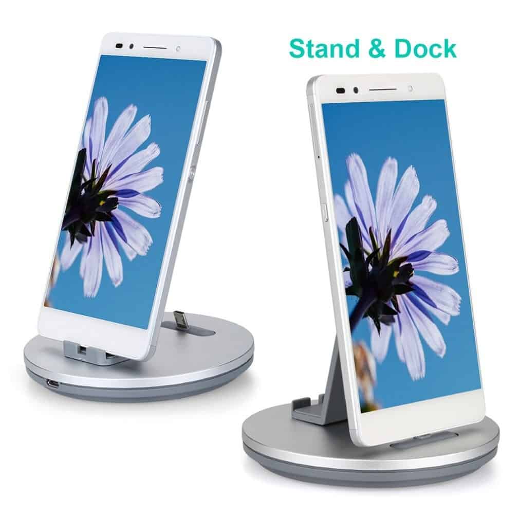 For iPhone charging dock station desk mobile support Charger for mobile phone Holder For Android Xiaomi Type C stand table base