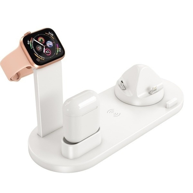 3 in 1 Charging Stand for iPhone Airpods Apple Watch micro Type-c phone Rotatable Charger Stand Multi Function