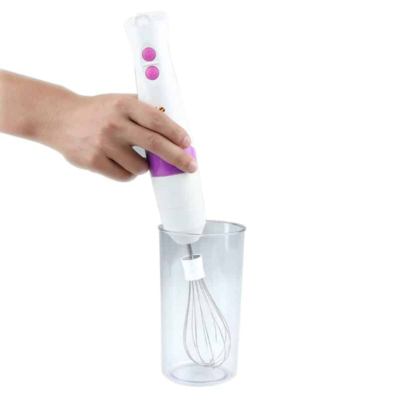3in1 Hand Blender with Electric Blender Rod Dishwasher-safe Baby Food Accessory U1JE