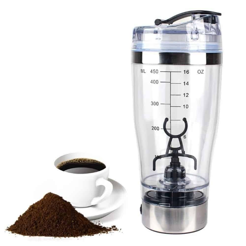 450ML Automatic Portable Stirring Blender Battery Powered Self Stirring Milk Shake Cup Electric Coffee Cup Smart Water Bottle
