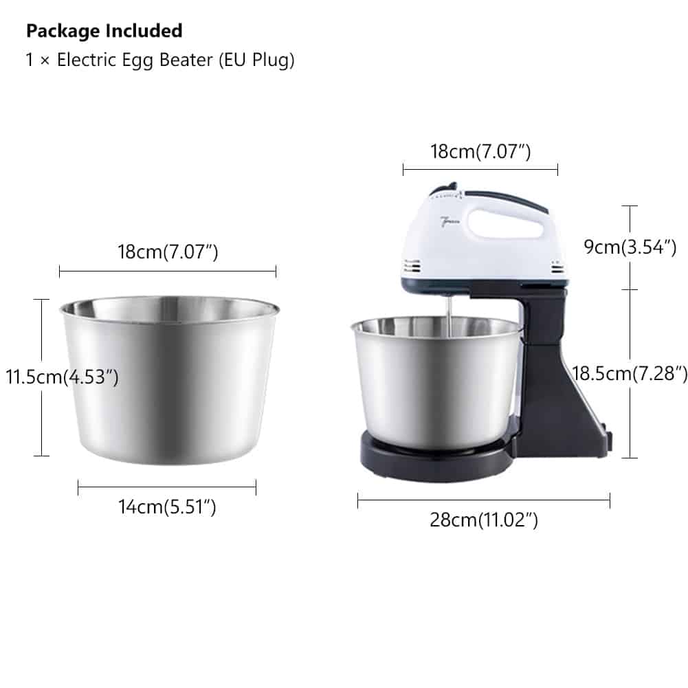 7 Speed Electric Food Mixer Table Stand Cake Mixer Handheld Egg Beater Blender Baking Whipping Cream Machine 220V