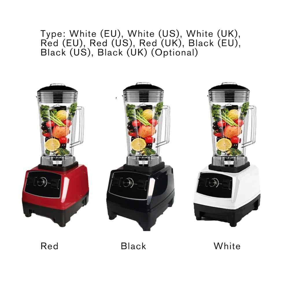 2200W 2L Home Professional Smoothies Power Blender Food Mixer Juicer Food Fruit Processor Smoothie Maker Cooking Machine